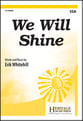 We Will Shine SSA choral sheet music cover